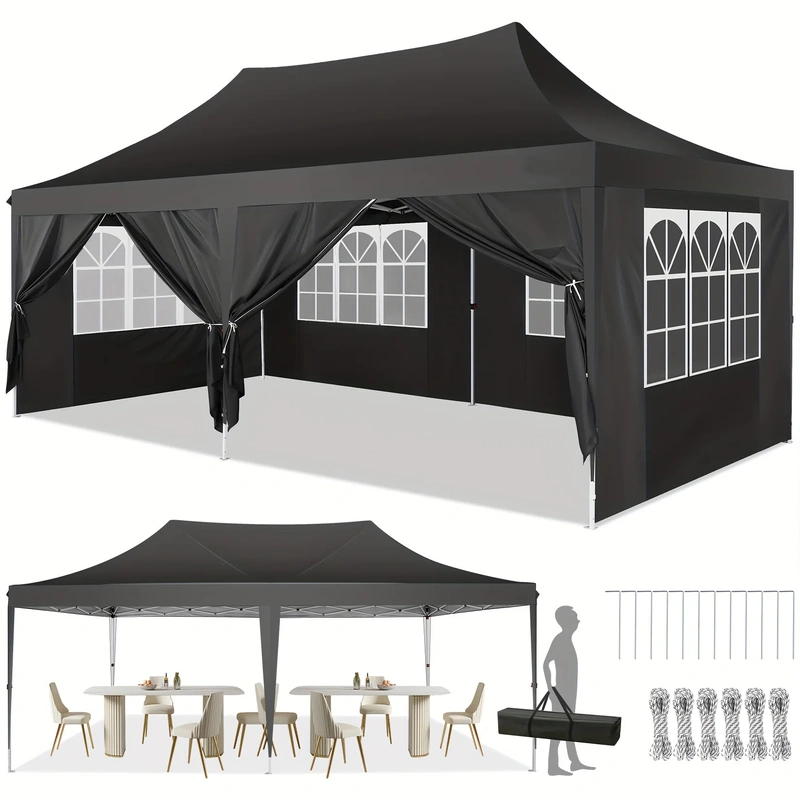 Portable Waterproof Camping Gazebo With Sidewalls